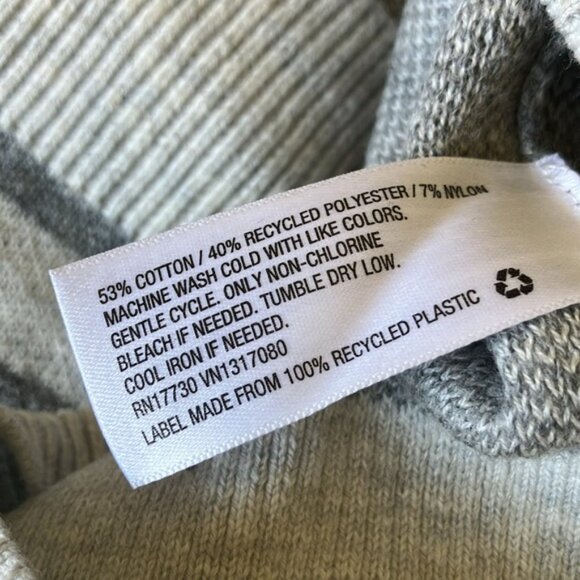 Ava & Vic‎ Cute grey zebra print sweater size 2X good condition tunic length - Picture 4 of 4